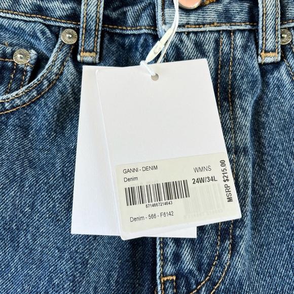Auth NWT GANNI Jeans - Picture 11 of 16